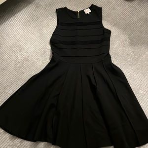 Parker black a-line dress